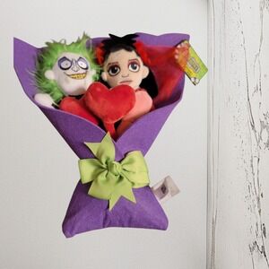 Beetlejuice Plush Bouquet Halloween‎ Decor Gift Beetlejuice and Lydia